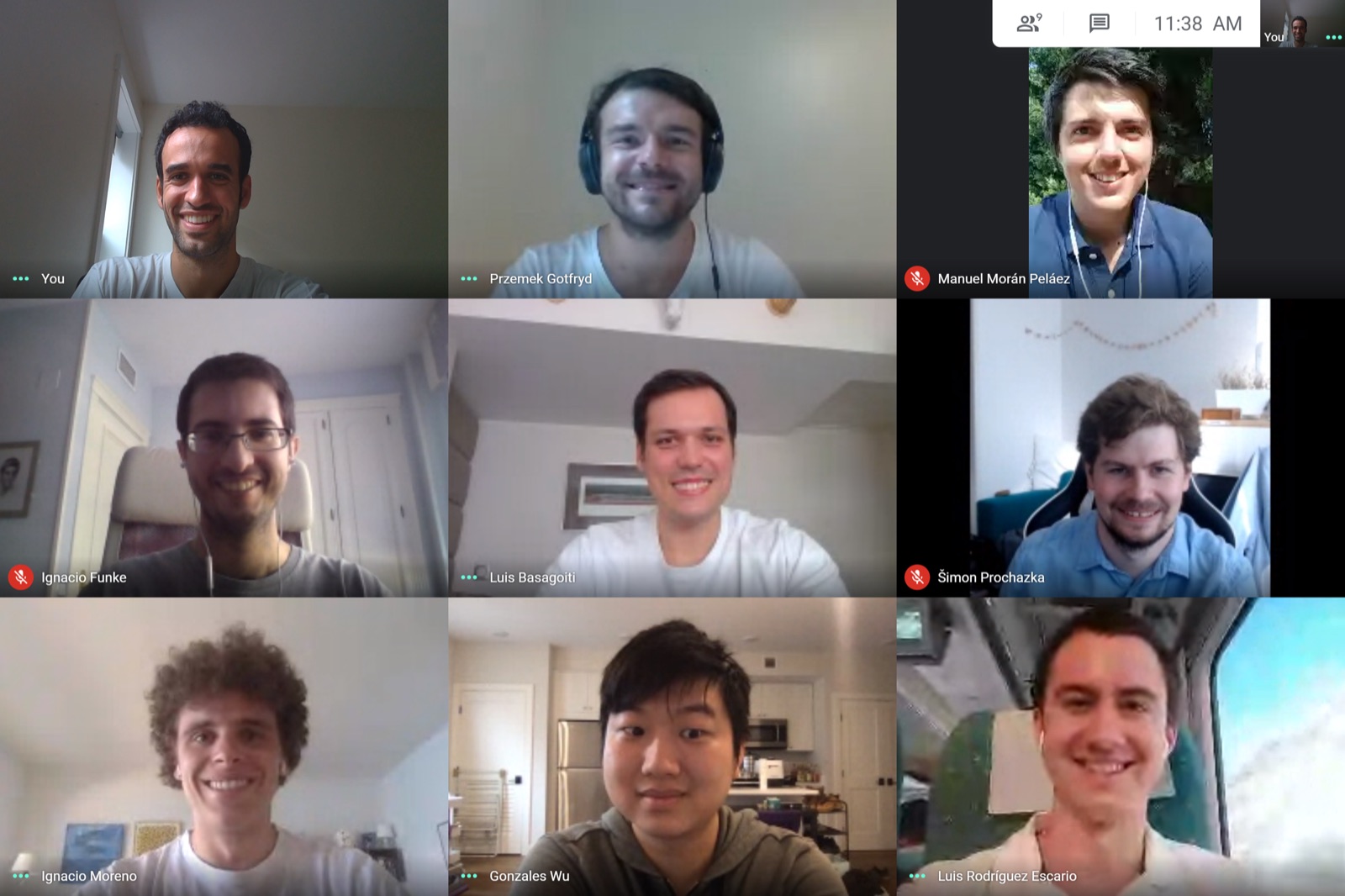 The Capchase team in August 2020